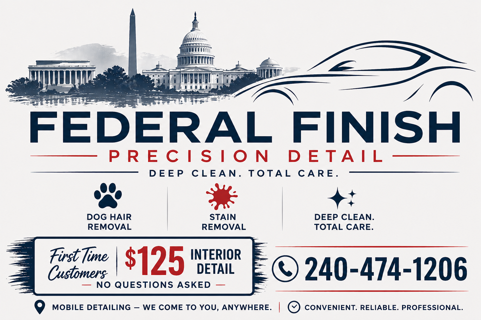 Federal Finish Precision Detail banner